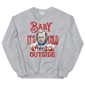 A Black Star The Shining Baby It’s Cold Outside Crewneck